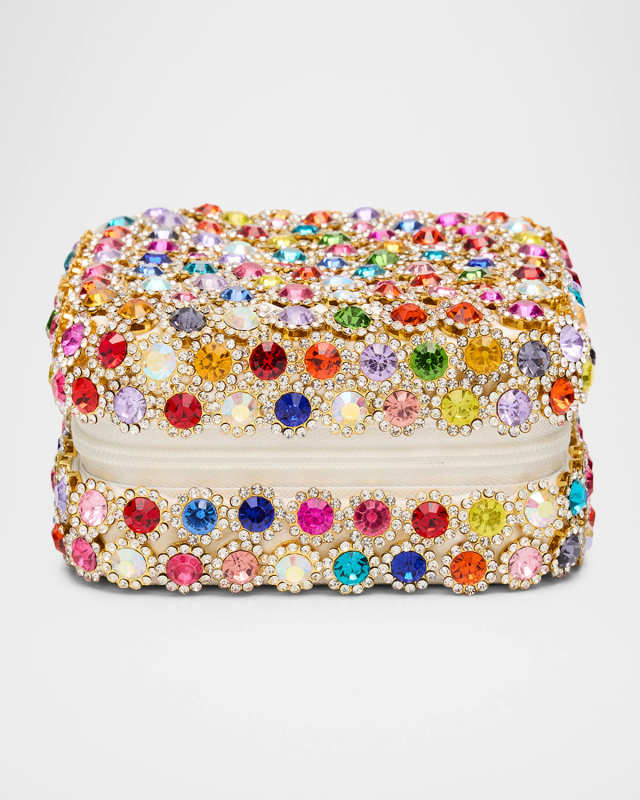 Girl's Rainbow Crystal Jewelry Box